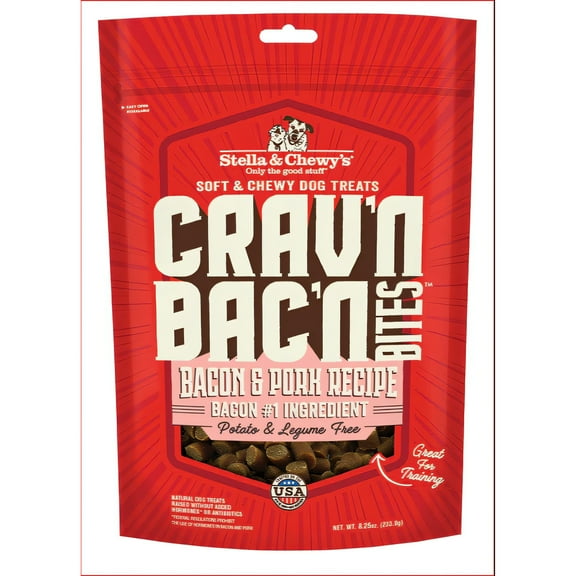Stella & Chewy'S Dog Crav'N Bacon Bites Pork (8.25-Oz)