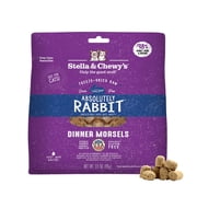 Stella & Chewys Freeze-Dried Raw Morsels for Cats - Absolutely Rabbit - 3.5 Ounce Bag
