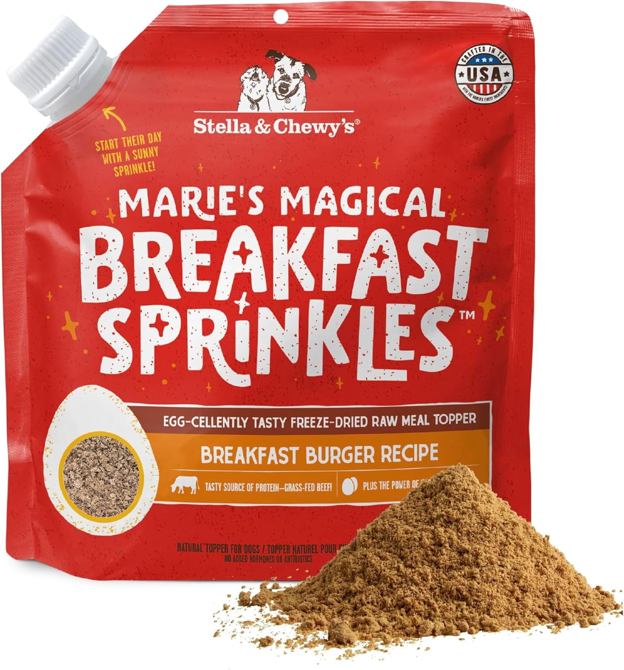 Stella & Chewy's Breakfast Burger Sprinkles Dry Dog Food - 7oz
