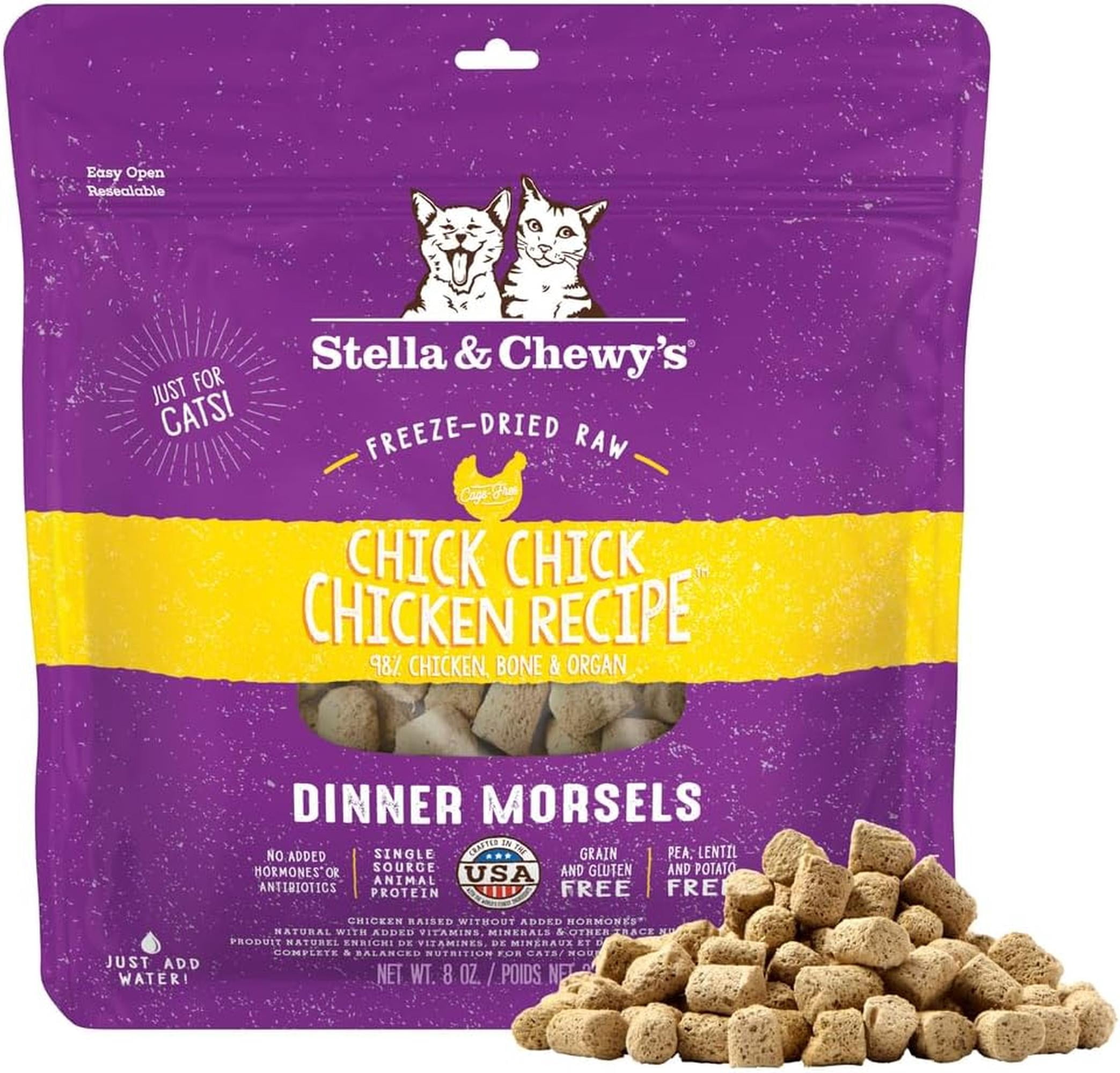 Stella & Chewy's Freeze-Dried Morsels for Cats - Chick, Chick