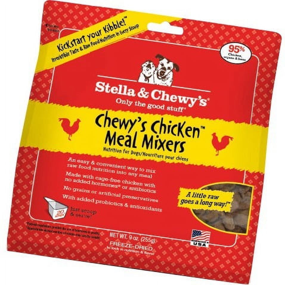 Stella & Chewy's Meal Mixers Chicken GrainFree Dry Dog Food Topper, 9