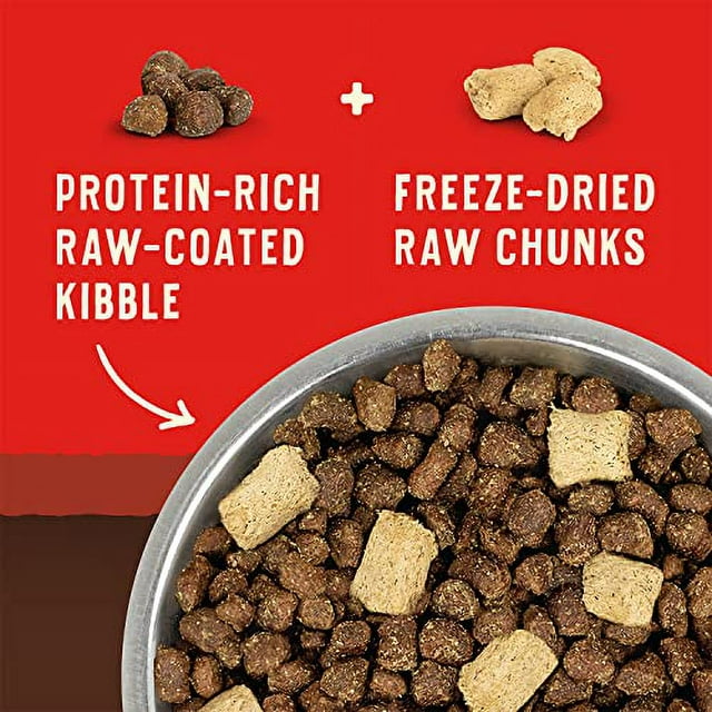 Stella & Chewy's Wild Red Dry Dog Food Raw Blend High Protein Grain