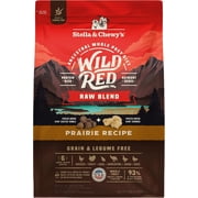 Stella & Chewys Wild Red Raw Blend Kibble for Dogs - Grain & Legume Free Prairie Recipe - 21 Pound Bag