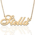 thumbnail image 1 of Stella Custom Name Necklace Customized Personalized Plated Name Necklace for Mother Daughter Friendship Women Valentine's Day Christmas Birthday New Year Gold, 1 of 7