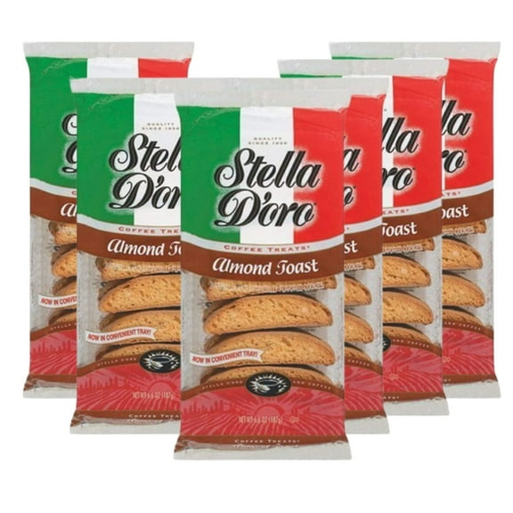 Stella D'oro, Almond Toast, 6.6oz Bag (Pack of 6) by Stella D'oro