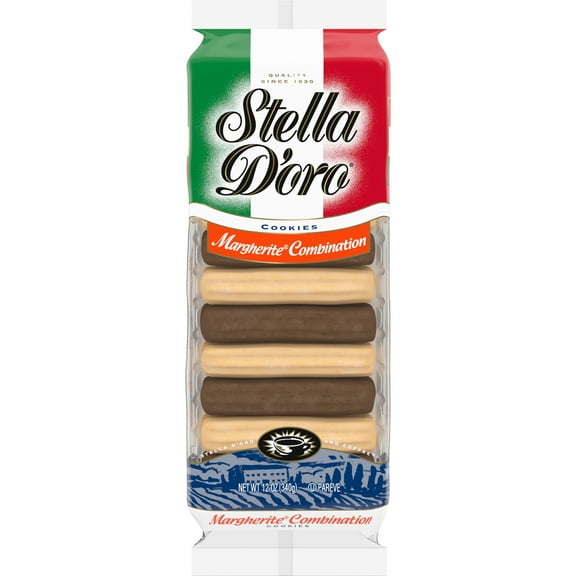 Stella D'oro Cookies, Margherite Combination Chocolate & Vanilla Cookies, 12 oz