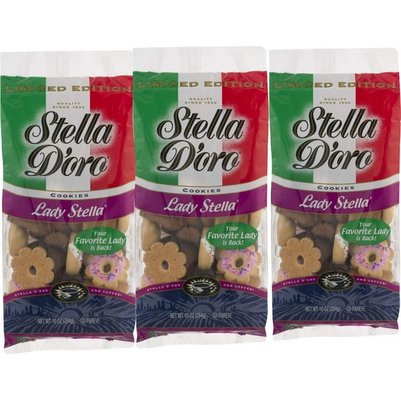 Stella D'oro Lady Stella Italian Touch Cookies, 3-Pack 10 oz. Trays