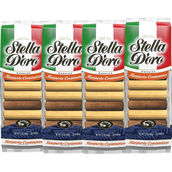 Stella D'oro Margherite Combination Cookies 12 oz. Package (4 Pack)