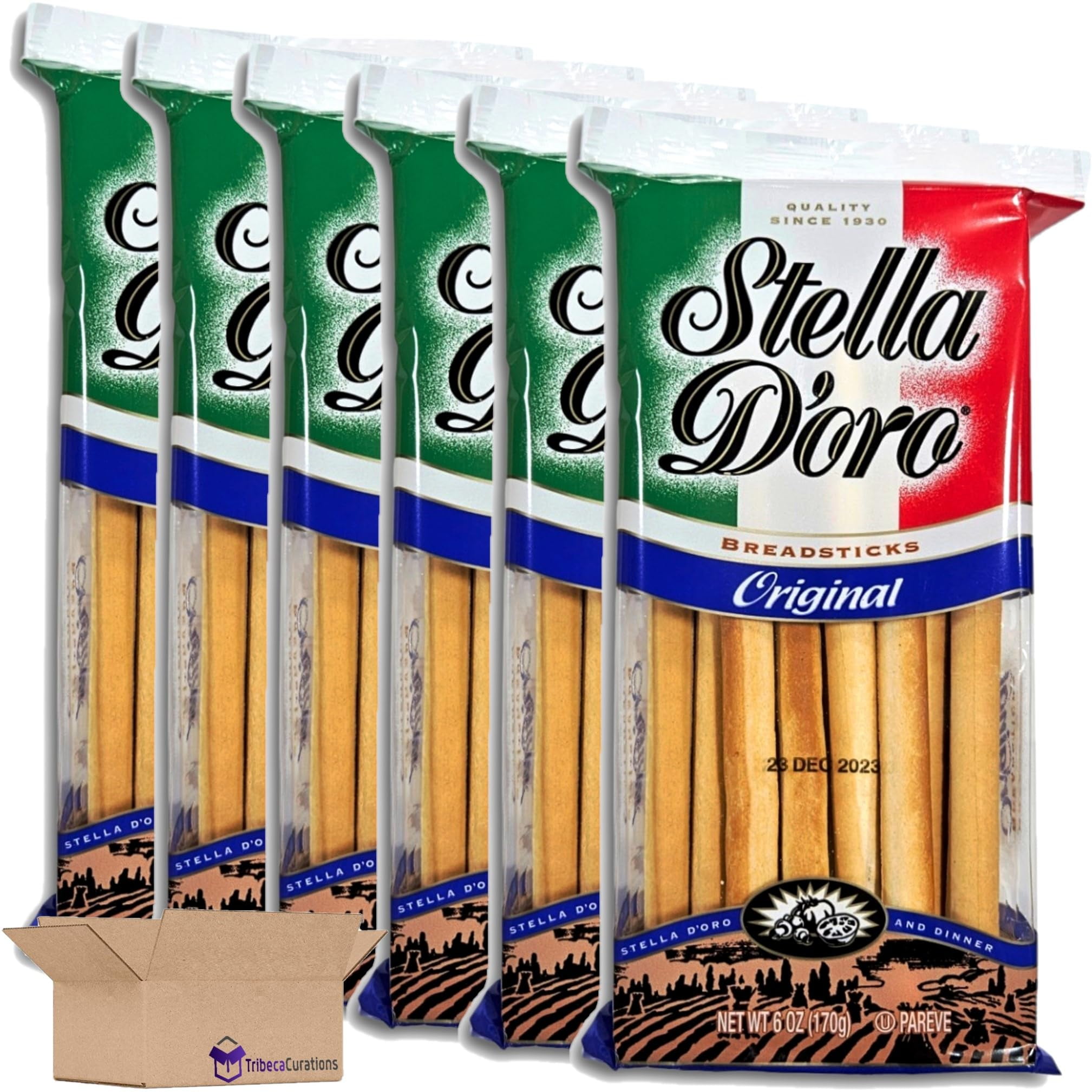 Stella D'oro Original Breadsticks Value Pack Bundled by Tribeca