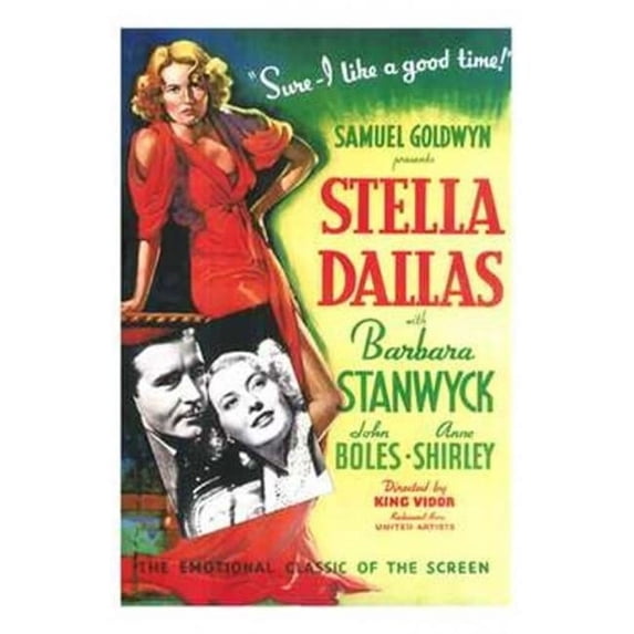 Stella Dallas Movie Poster - 11 x 17 in.
