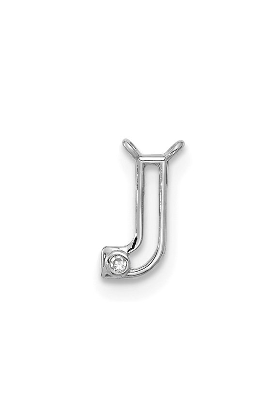 Stella & Dot 10kw Diamond Initial J Charm Element