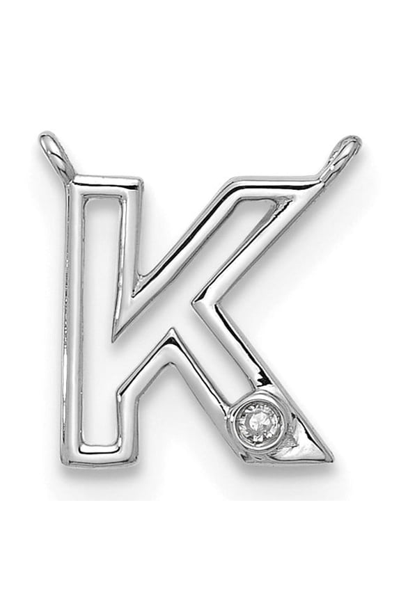 Stella & Dot 10kw Diamond Initial K Charm Element