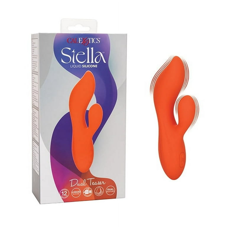Stella Liquid Silicone Dual Teaser - Red Rabbit Vibrator - Walmart.com