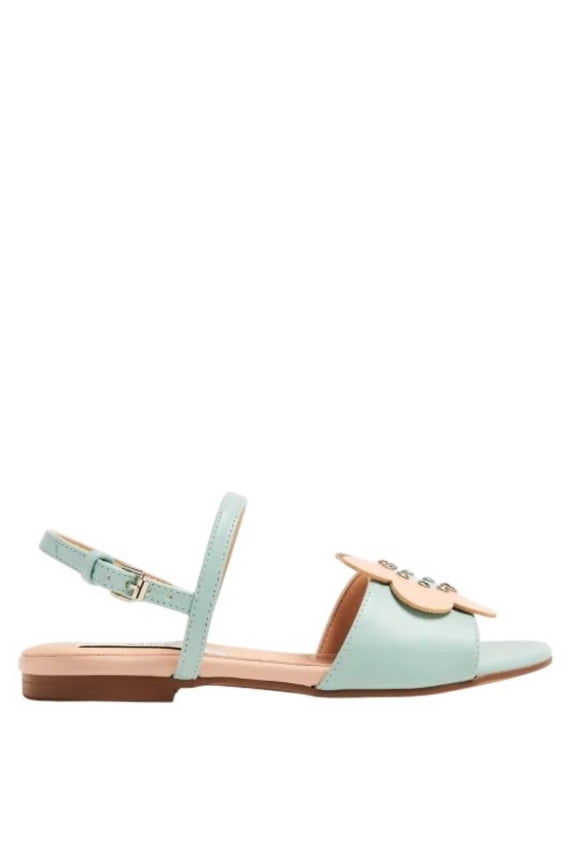 Girls Daisy Flower Detail Slingback Sandals, Brand Size 31 (13.5 Kids)