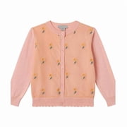 Stella McCartney Girls Flower Print Cardigan, Size 4Y
