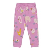 Stella McCartney Kids Alpaca Doodle Print Sweatpants, Size 10Y