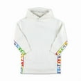 thumbnail image 1 of Stella McCartney Kids Logo-Striped Cotton Dress Hoodie, Size 8Y, 1 of 1