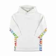 Stella McCartney Kids Logo-Striped Cotton Dress Hoodie, Size 8Y