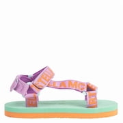Stella McCartney Kids Logo Tape Sandals, Brand Size 29 12 Little Kids