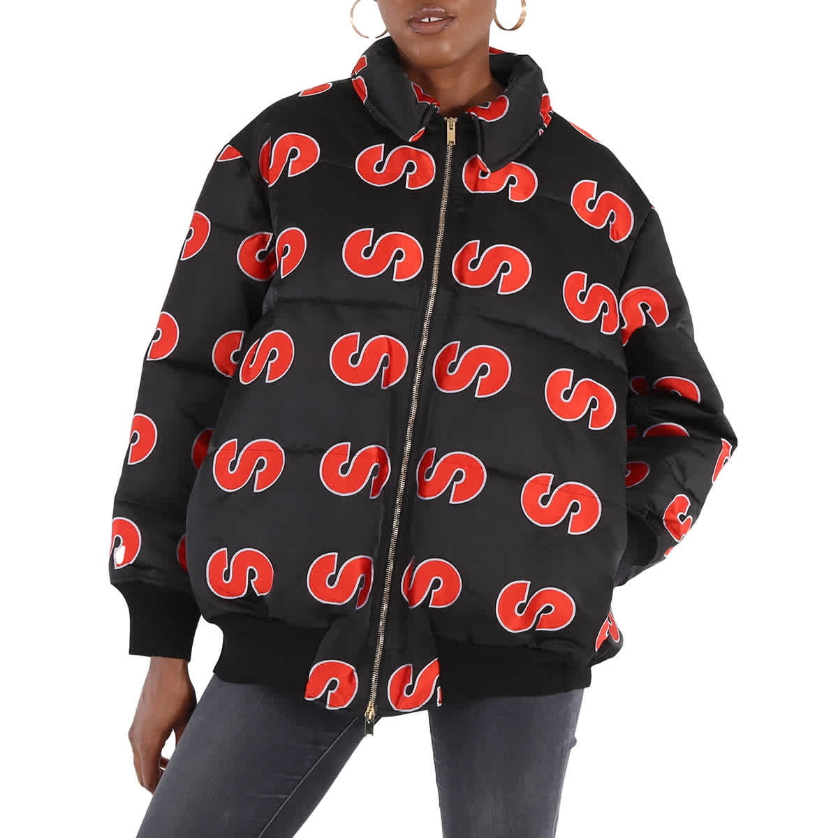 Stella McCartney Ladies Red Logo Down Jacket Brand Size 36 US Size 2 Walmart