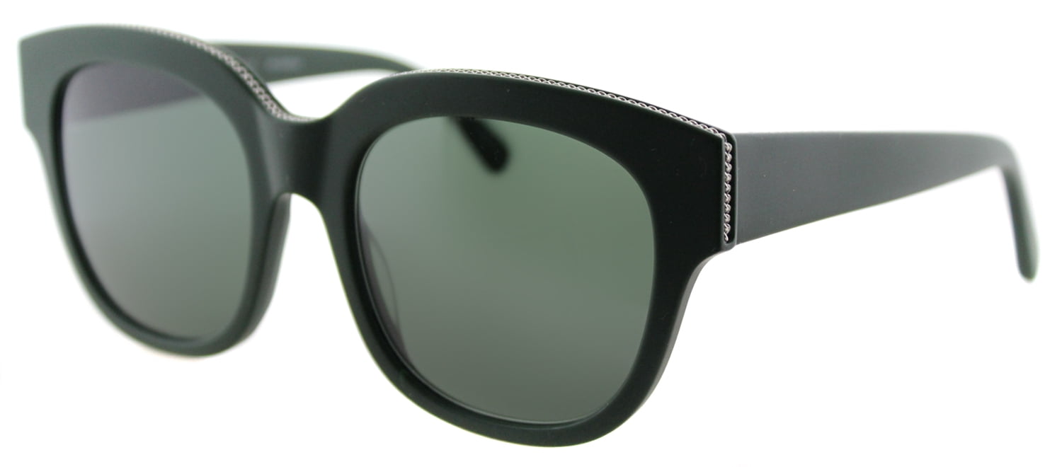 Stella McCartney Plastic Womens Square Sunglasses Green 54mm  display picture 1