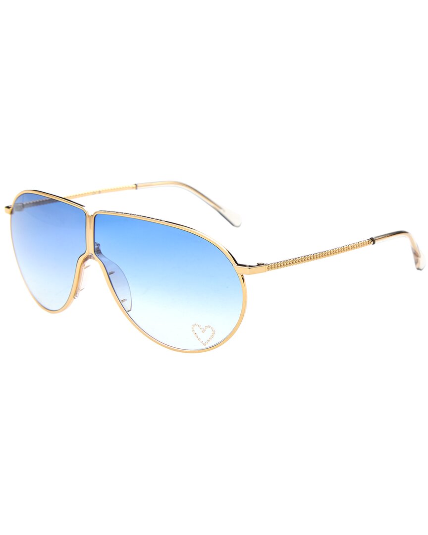 Stella McCartney Unisex SC40064I 68mm Sunglasses, Gold  display picture 3