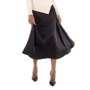 Stella Mccartney Asymmetric Draped Midi Skirt, Brand Size 40 US Size 6