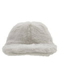 thumbnail image 1 of Stella Mccartney Ivory Faux-Fur Cap, Size 59, 1 of 1