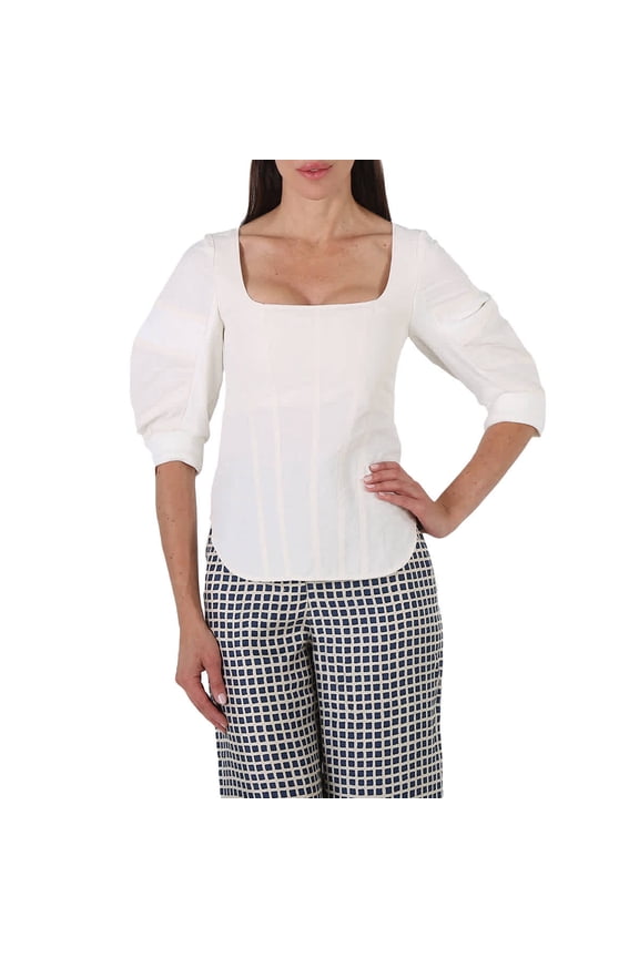 Ladies Fiona Puff-sleeve Blouse, Brand Size 42 (US Size 8)