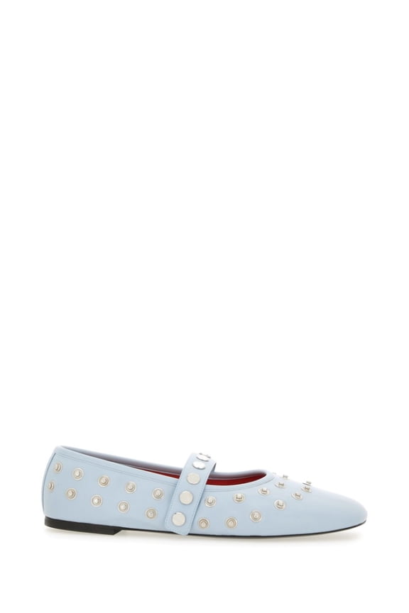 "Ryder" Ballerina Flats With Studs Blue (Women's)