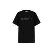 Stella Mccartney "Stella Mccartney" Logo Studs T-Shirt   Black Womens