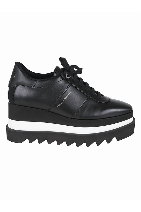 Sustainable Black Sneakers With Platform Sole Black (Women's)