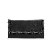 Stella Mccartney Women's Black Falabella Continental Wallet Black