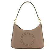 Stella Mccartney Woman Dove Grey Alter Mat Small Logo Handbag
