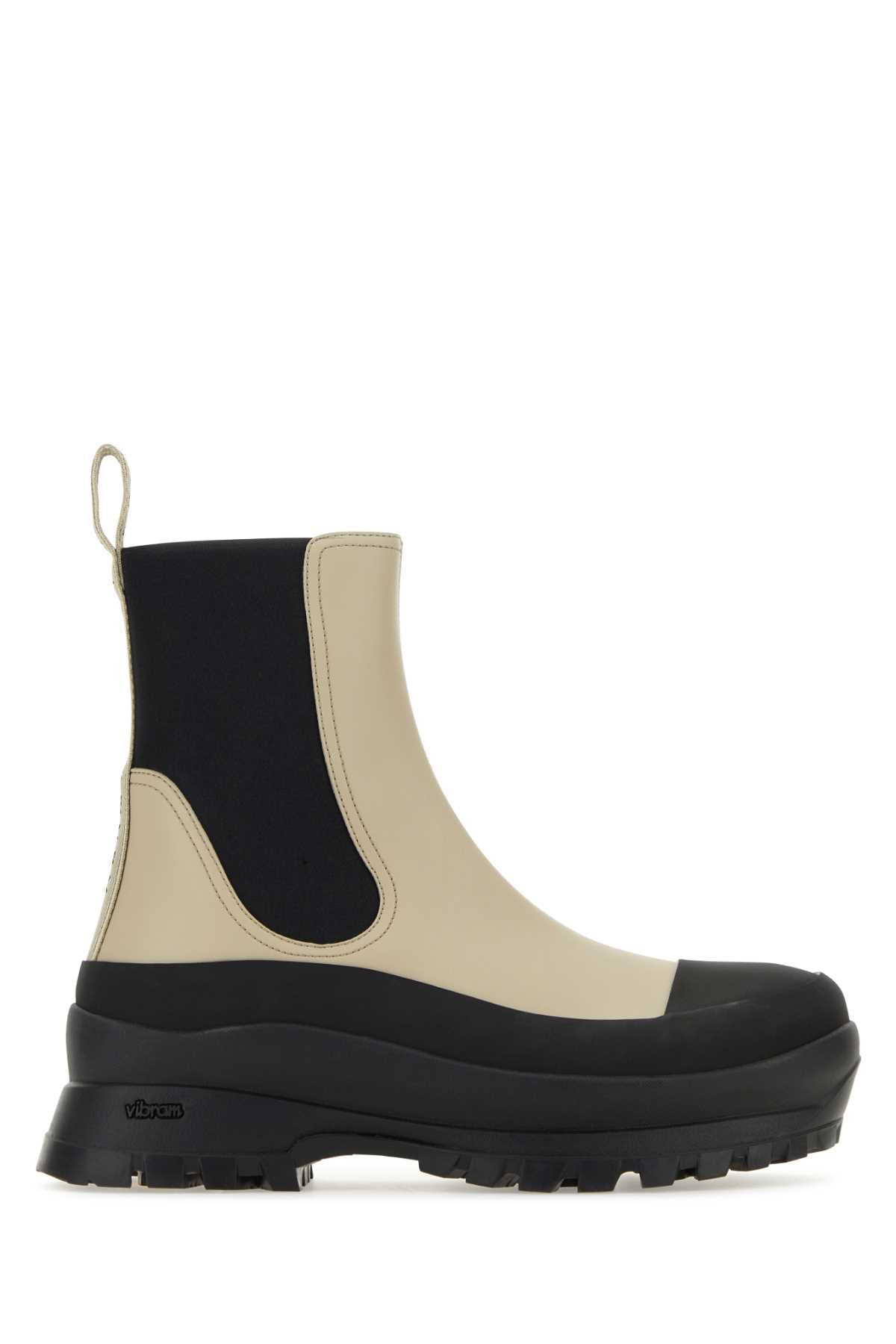 two-toned Chelsea boots
