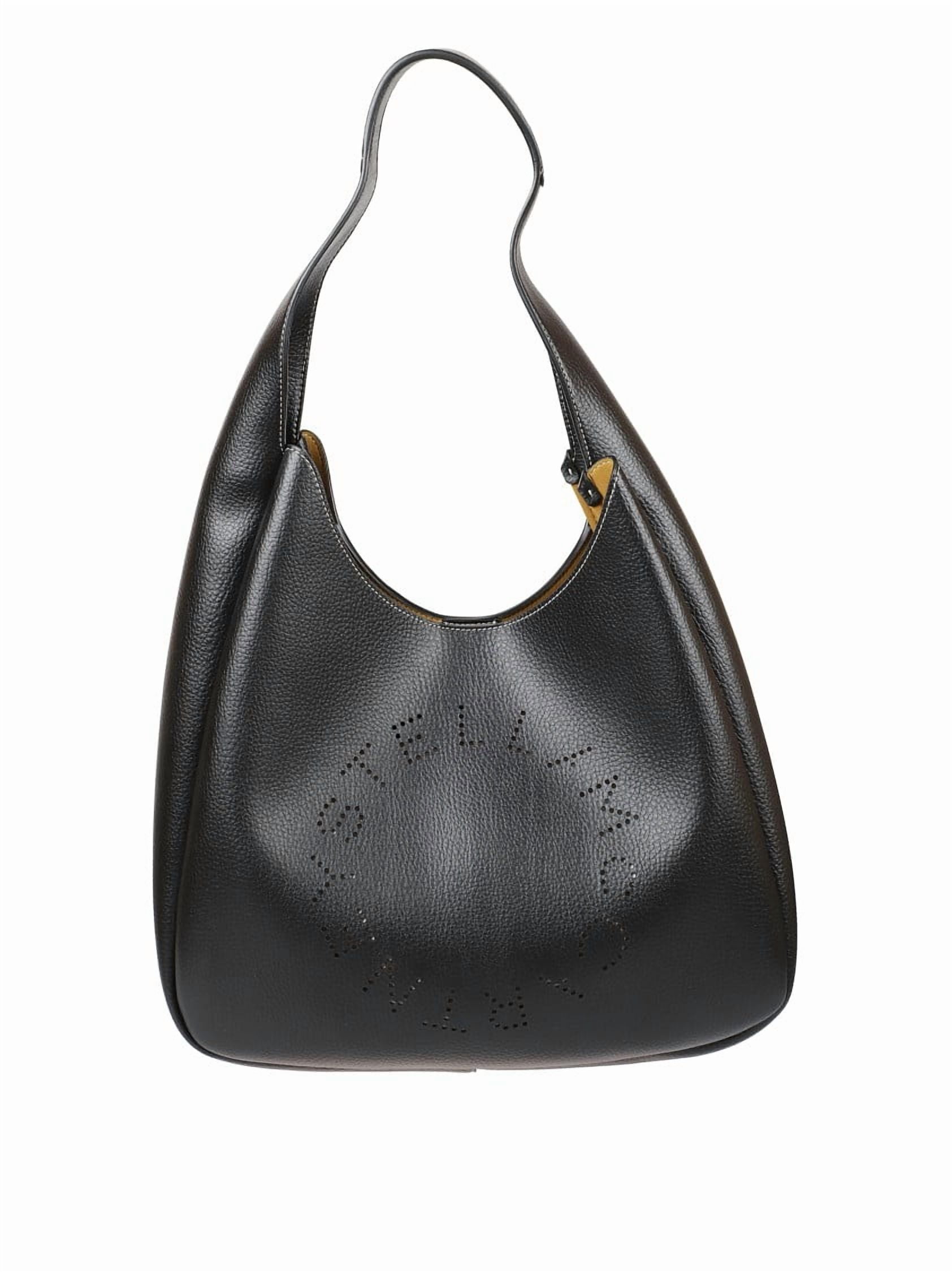 ショルダーバッグ・ポシェット Stella Mccartney Textured Black Shoulder Bag Stella Mccartney Women's Shoulder Bag With Textured Exterior