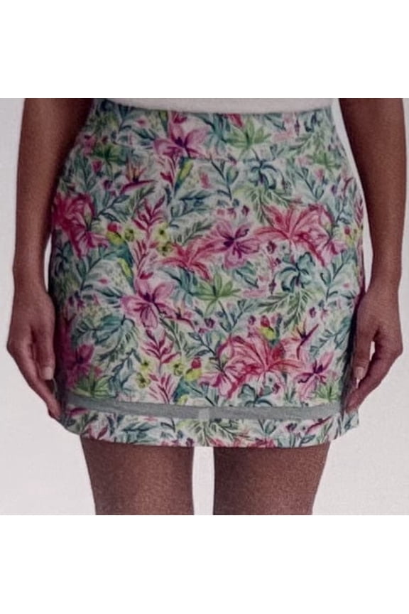 Women's Floral print Tennis Skort Large