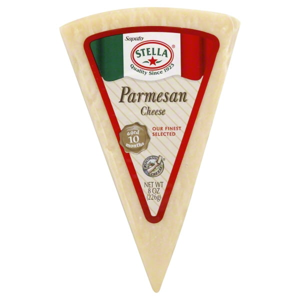 Stella Parmesan Cheese Wedge, 8 oz