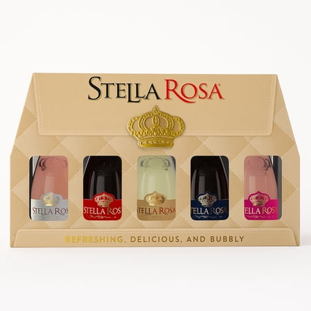 Stella Rosa Purse Pack Wine, 187 mL, 5 Pack, 5% ABV