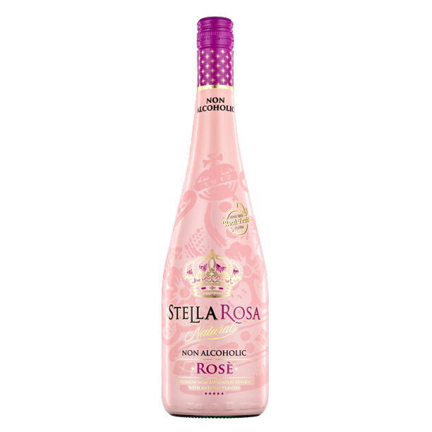 Stella Rosa Naturals Rose 750 ml Bottle Italian NonAlcoholic Wine