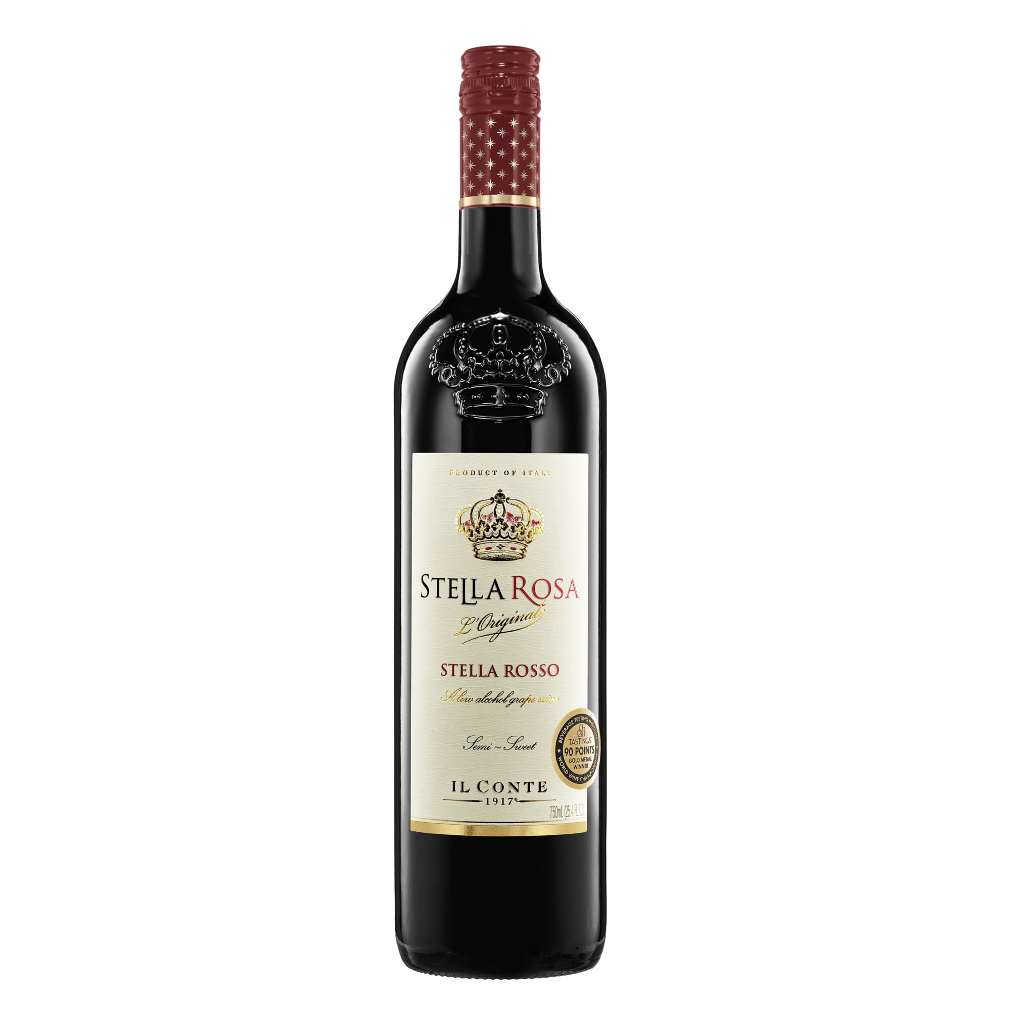 Stella Rosa Rosso Semi-Sweet 750 Bottle Italian Red Wine -