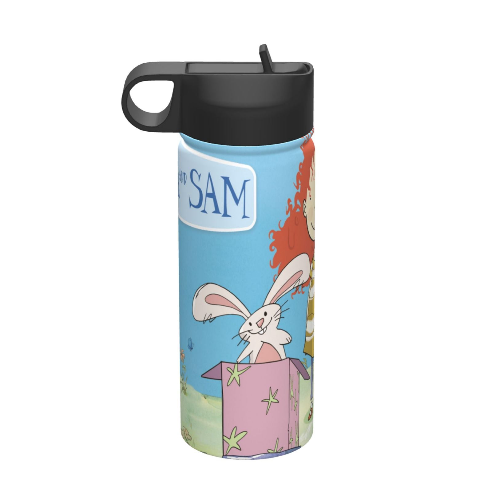 Stella And Sam Kids Insulated Water Bottle With Straw - 18 Oz Stainless Steel Double Wall Vacuum Cup, Leakproof, Bpa Free, Suitable For Boys And Girls