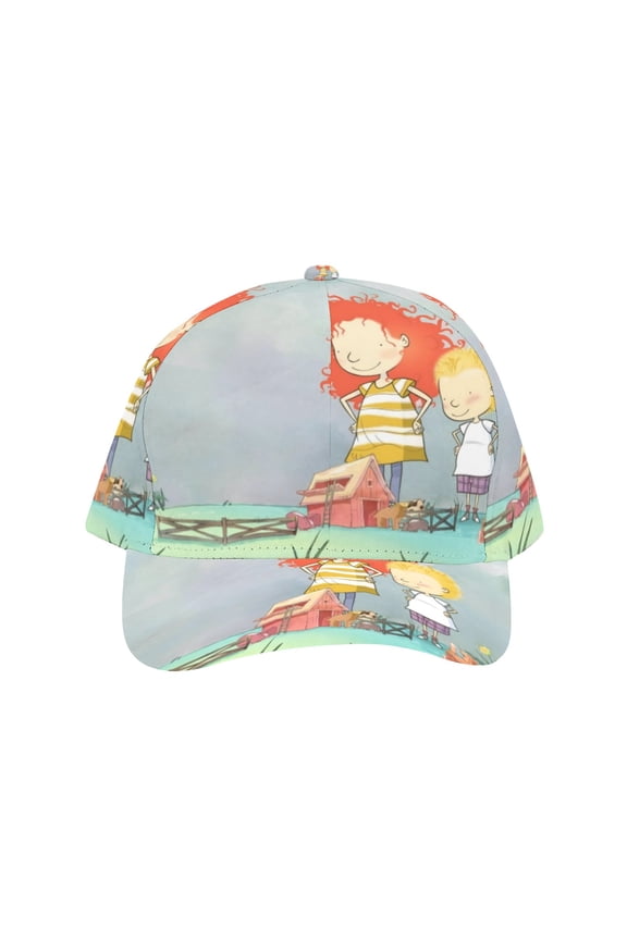 Stella & Sam-theme Baseball Cap For Men, Women & Kids, Classic Flat Brim Hat Hip Hop Trucker Hat Adjustable Snapback Hat