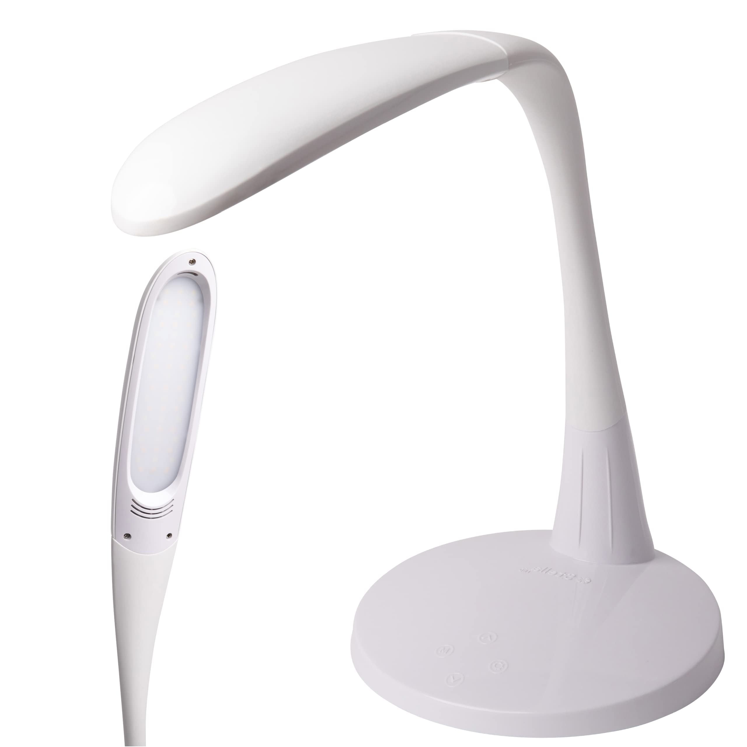 Stella Two Premium Adjustable White LED Desk Task Lamp