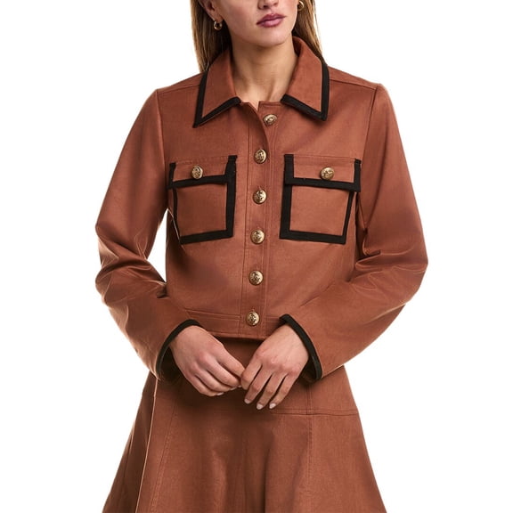 Stellah womens  Jacket, l, Brown