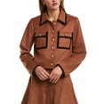 thumbnail image 1 of Stellah womens  Jacket, xs, Brown, 1 of 3