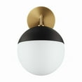 thumbnail image 1 of Modway Stellar 1-Light Wall Sconce in Opal Satin Brass, 1 of 7
