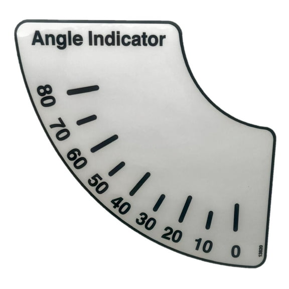 Stellar 13820, DECAL ANGLE INDICATOR CS