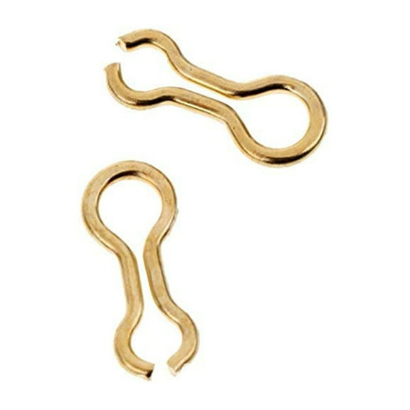 Stellar Brass Sinker Eyes for Lead Weight Pouring Molds DIY Fishing Lures Eyelets (#1, 500 Pack)