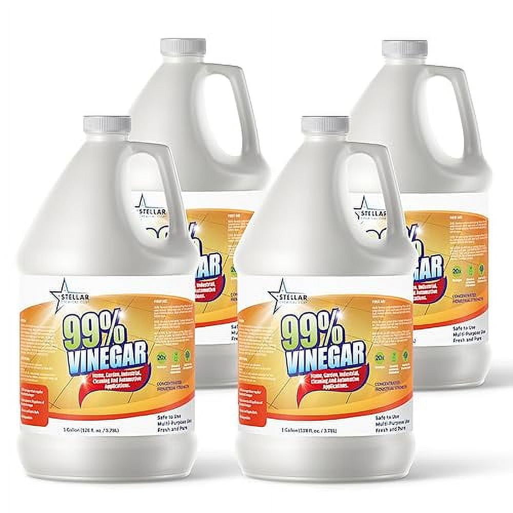 Natural Elements 30% Vinegar – 4 Gallons, Industrial Strength Cleaner For Home & Garden, 6x Stronger Than Regular